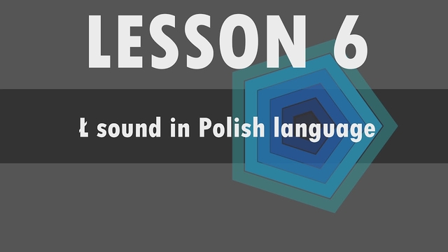 Polish alphabet: Ł sound in Polish language