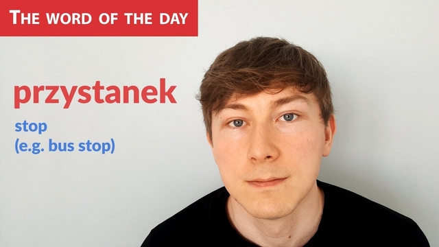 Learn Polish Language: The word of the day - przystanek