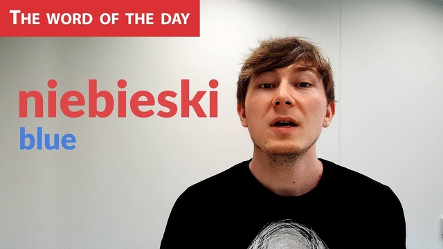 Learn Polish Language: The word of the day - niebieski
