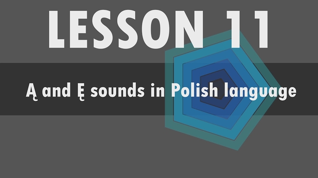 Polish alphabet: Ą and Ę sounds in Polish language